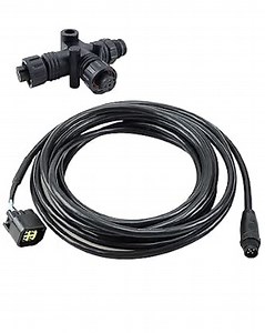 Fit for 2006-2023 Yamaha Engine Interface Cable NMEA2000 Connects to NMEA 2000 Network with T-Connector for Outboard Engine 3004.6865 15ft（4.5m）