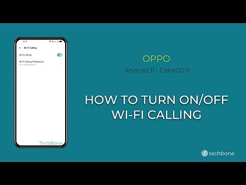How to Turn On/Off Wi-Fi Calling - Oppo [Android 11 - ColorOS 11]