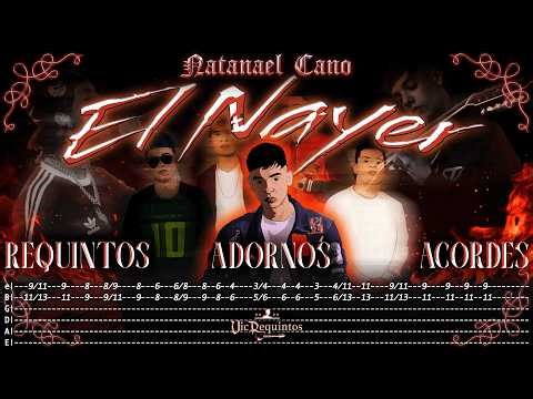 El Nayer - Natanael Cano - TABS - Requintos/Acordes/Adornos - Tutorial