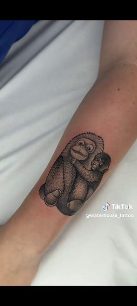 Tatuaje dedicado a Punch 🐒❤️ cotizaciones al 8555-8008 🇨🇷 #punch #tatuajesentiktok #costarica🇨🇷