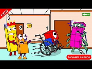 Numberblocks 1 Don't Play In The Hospital | Numberblocks Fanmade Coloring Story
