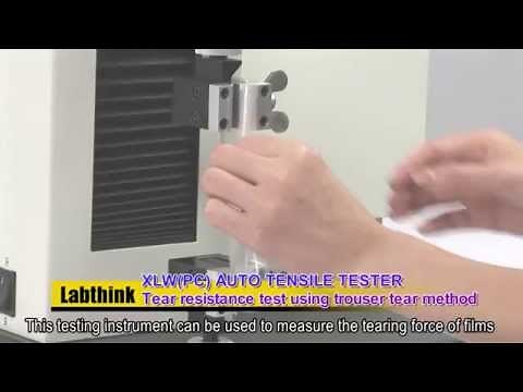ASTM D1938 Trouser Tear Method for Tear Resistance Test - Labthink