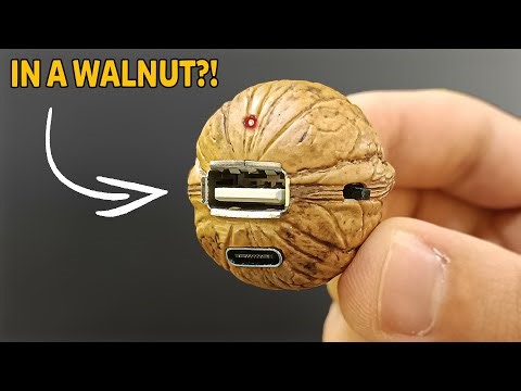 Not Just a Walnut… It’s a POWER BANK!