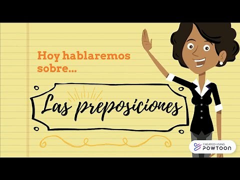 Las Preposiciones | CASTELLANO | Video educativo