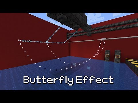 Double Pendulum Physics Simulation in Minecraft