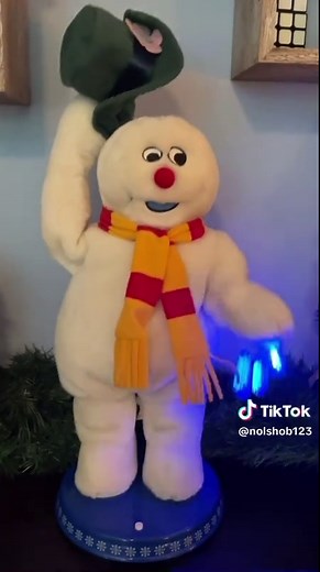 Gemmy 2004 Spinning Snowflake Frosty the Snowman