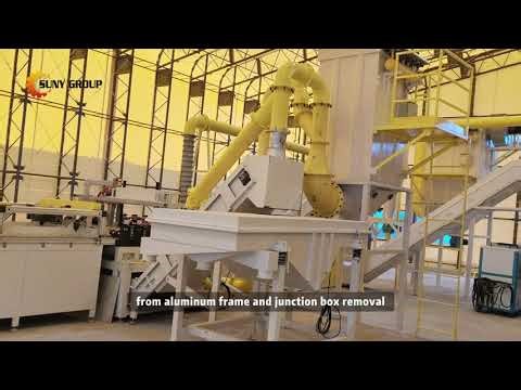 Solar PV Panel Recycling Line Installation in Japan | Full System Overview