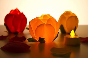 53K views · 207 reactions | The MOST BEAUTIFUL spring craft! https://onelittleproject.com/diy-flower-tealight/ | One Little Project | Facebook