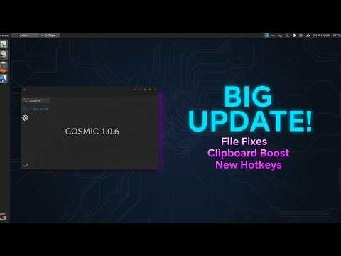 System76 COSMIC Desktop 1.0.6 Released – Major File Manager Fixes, Clipboard Improvements