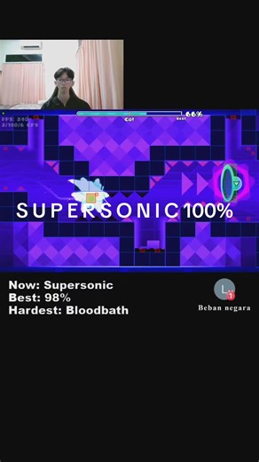 Don't play this level as your first insane... just don't... #geometrydash #completion #livehighlights #clips #foryoupage