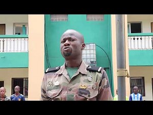 Le cours de l’Ordre serré aux volontaires stagiaires de la 10ème Promotion du centre SCAD Conakry