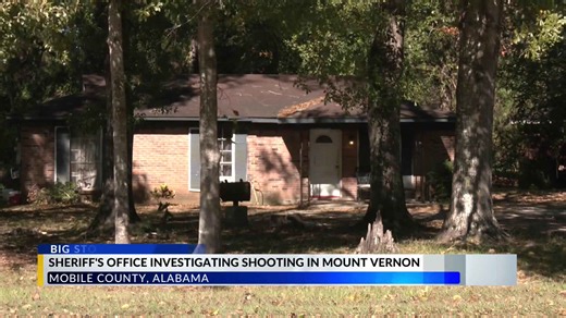 Mobile County Sheriff's Office investigating shooting in Mount Vernon