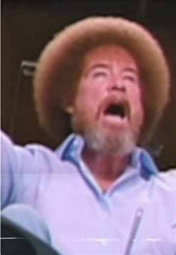 Bob Ross Crashes Out Ep. 56: Woah! What happened with gravity? #tiktok #funnyvideo #bobross #fypシ #xyzbca