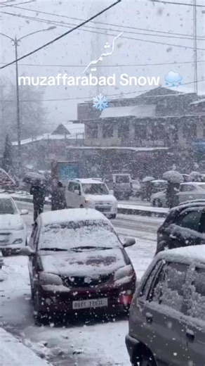 Beautiful Snowfall in Muzaffarabad