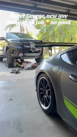 Mister George new guy is no good he is sleeping on Job haha #frenchie #frenchbulldog #hummer #h1 #amggtrpro #gtr #amggtr #bullgard #ford #cars #mansbestfriend #puppy #fun