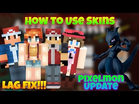 Pixelmon Shadow Mewtwo Update | How to use skins in Minecraft | How to fix lag