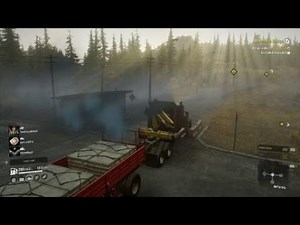 SnowRunner - Crane How To with concrete blocks