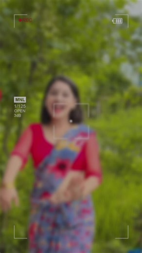 Traditional Saree Dance Performance in a Lush Setting