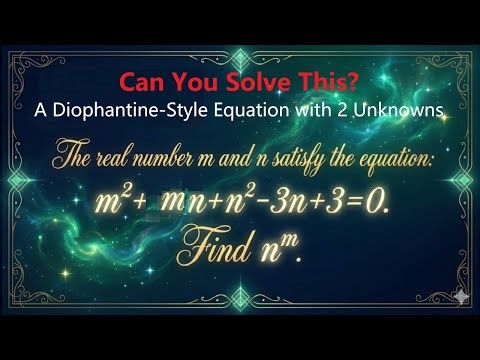 Algebra Trick: Solving One Equation with Two Variables (2 Methods)
