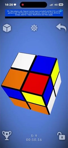 Rubik's Cube 2x2x2, easy to solve!