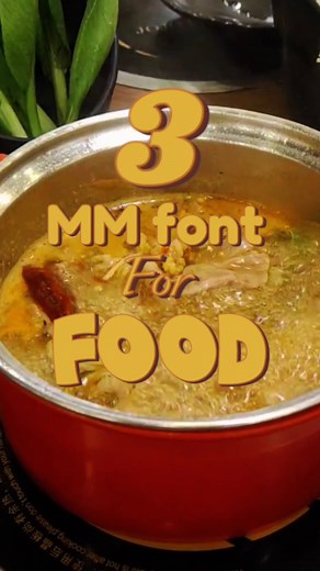 Yamin Fonts Free Download - Best Font Options for Food in Yangon City