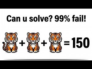 99% Fail Can u solve? Puzzle # Quiz #Puzzle #Math's