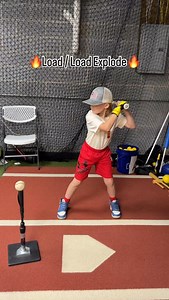 🔥Load/Load Explode🔥 Pre-rep load for focus, then load explode! #baseball #hitting #youth #development #drills | The Ultimate Swing
