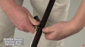 593959 Recoil Starter with Spring Pull Compatible with Troy Bilt TB554 TB115 TB110 BS 450E 500E 550E 575E 08P502 093J02 09P602 09P702 Engines 591139 590588 595355 593961 Lawn Mower Pull Start Assembly