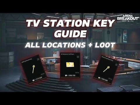 Every Key Location and What’s Inside on TV Station Map | Arena Breakout Infinite