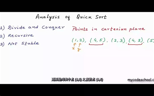 [mycodeschool排序8/8课]Analysis of quicksort
