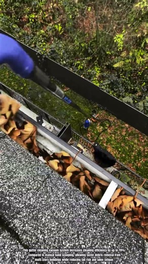 Best Innovation Gutter Cleaning Vacuum System: Best Efficient Roof Debris Removal