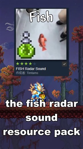 This Terraria Resource Pack Makes Fishing 10x Better