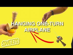 How to do HANGING ONE-TURN AIRPLANE - Kendama Trick Tutorial - Sweets Kendamas