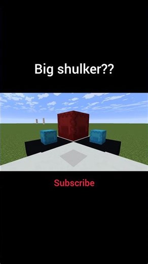 Big shulker box in minecraft #minecraft #gaming #shorts