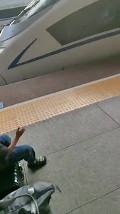 Wtf! Man Jumps On High Speed Train Railway