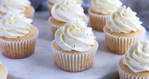 White Almond Cupcakes