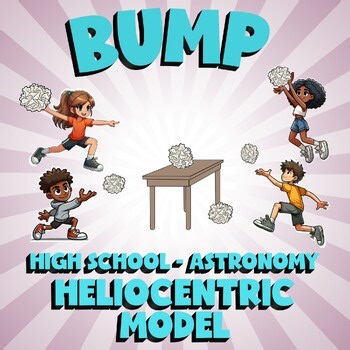 Heliocentric Model BUMP Science Game - No Prep Astronomy Review Activity