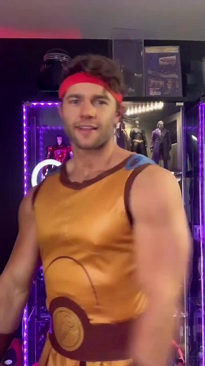 Enchanting Disney Moment with Hercules and Megara