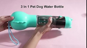 Pet Supplies : Dog Water Bottle Portable Pet Travel Water Bottle Dispenser with Drinking Feeder and Food Container,Portable Dog Bowl Water Bottle for Puppy Cats Pet : Amazon.com