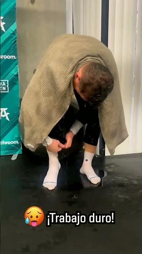 CANELO y el resultado del trabajo duro... ¡MUCHO SUDOR! 💪 👊 🥵 | #shorts