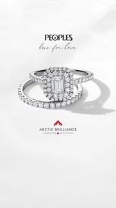 Celebrate your love with diamonds as rare and brilliant as the Canadian north. #LovePeoples | Peoples Jewellers