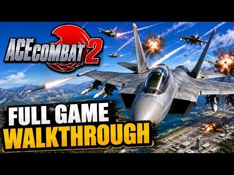 Ace Combat 2 (PS1) Full Game Walkthrough | No Commentary