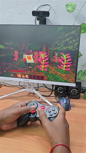 wireless controller se game Play Minecraft PC me Part - 7