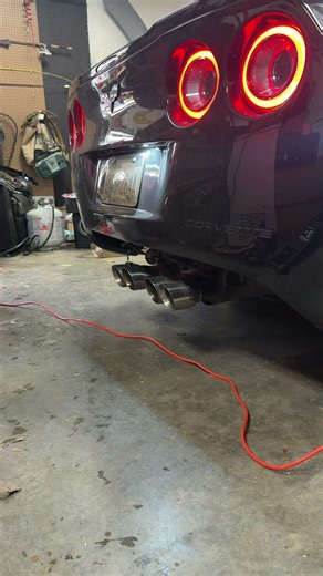 A little better now 👀 #headers #install #exhaust #corvette #carcommunity