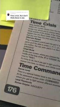 Time Crisis PS1 Cheats. replying to @craigsgamingcorner #ps1 #playstation #timecrisis