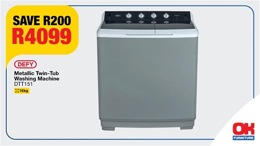 Our Best Sale Ever is on, and that means unbeatable deals on appliances! You’ll find incredible upgrades in our latest catalogue https://brnw.ch/21x06Ew, like quality cooling, spacious washing machines, and more. Shop these must-have models for less until 24 February 2026 – online or in-store at OK Furniture https://brnw.ch/21x06Ev. While stocks last. Ts & Cs apply. | OK Furniture