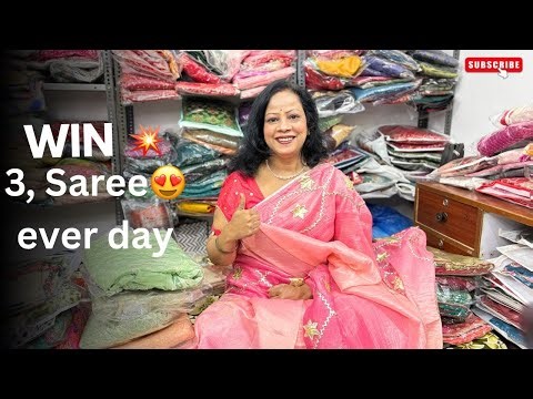 👗 Wedding Special Sarees LIVE | Budget Friendly 😍 | megha designer saree collection