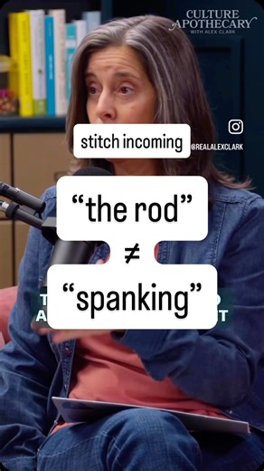 Marissa Franks Burt on Instagram: "5/9: “the rod” ≠ “spanking” Listen to my full response to this week’s interview with @realalexclark and @ginger.hubbard on YouTube. 9 part stitches excerpted from that response incoming: 1/9: Is the Bible like an appliance user’s manual? 2/9: False dichotomies like gentle parenting vs biblical parenting 3/9: the 1970s spanking manuals 4/9: Catechizing children into the nouthetic 5/9: “the rod” ≠ “spanking” 6/9: Christian parenting experts must own their spankin