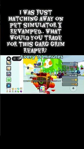 Best Offer Wins! Rainbow Gargantuan Grim Reaper in Pet Simulator Revamped? Play Now!