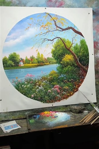 726K views · 10K reactions | Beautiful acrylic paintings | Beautiful Artworks | Facebook